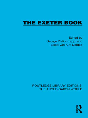 cover image of The Exeter Book